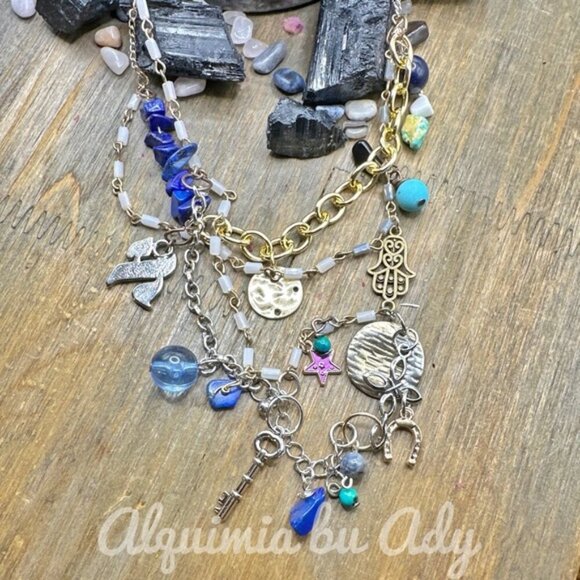 Alquimia Multicolor Charm Necklace - Picture 4 of 5